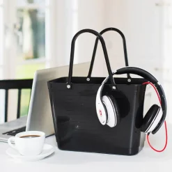 Green Plastic veske liten 7,5L svart stjernehimmel