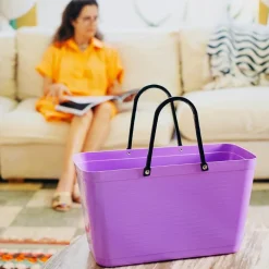 Green Plastic veske stor 15L lilla