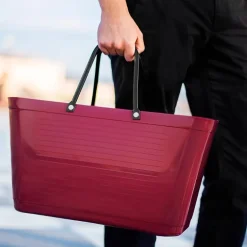 Green Plastic veske stor 15L vinrød