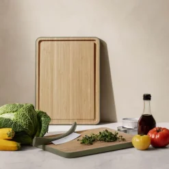 Green Tool bambusskjærefjøl med rille 39x28 cm