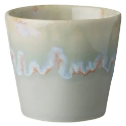 Gres espressokopp 10 cl 6,5x6 cm grå