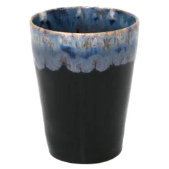 Gres krus 38 cl 9x11,5 cm svart