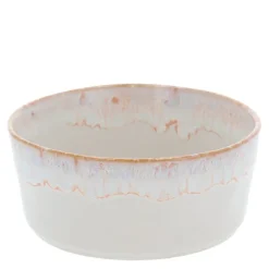 Gres skål 50 cl 14x6 cm hvit