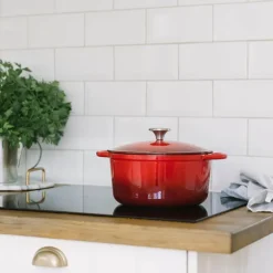 Gretl støpejernsgryte 4 L rød