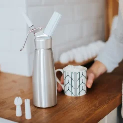 Grette sifon 0,5L sølv