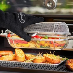 Grillbakke 36x20x2 cm 18/10 stål