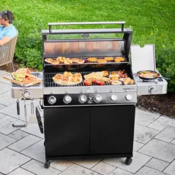 Grillbørste 30x16 cm plast/stål