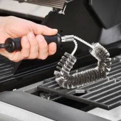 Grillbørste 29,5x13,5x3 cm plast/stål