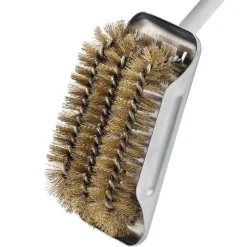 Grillbørste 47x8,5x8,5 cm stål/svart