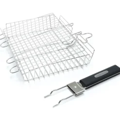 Grillkurv rustfritt stål