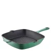 Grillpanne av støpejern 26 cm grønn