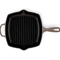 Grillpanne støpejern 26 cm flint