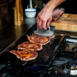 Grillpresse 1,5 kg rustfritt stål