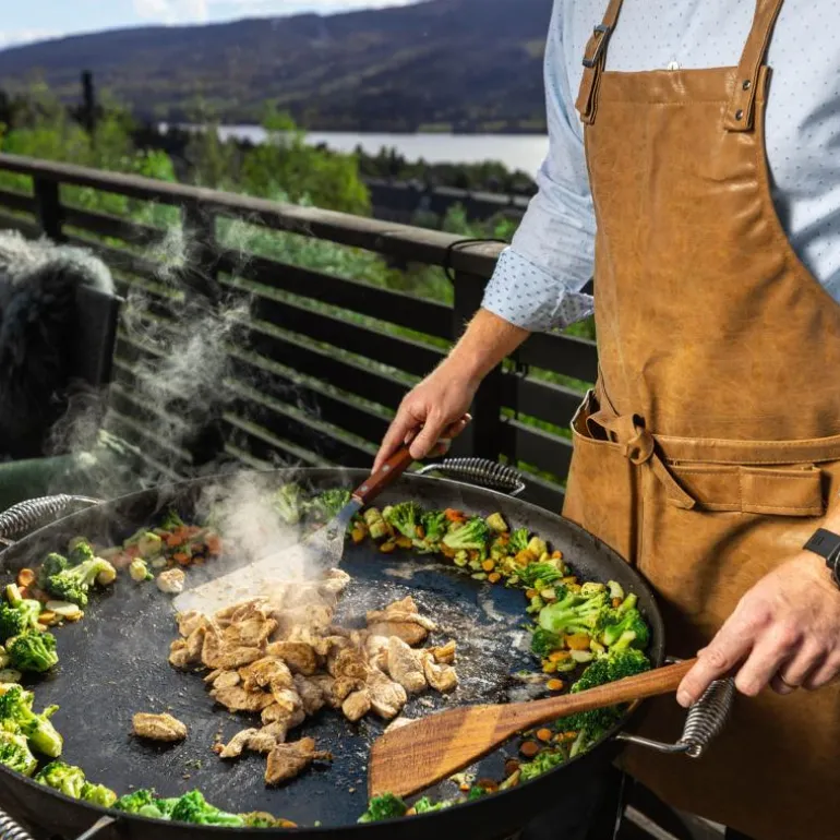 Grillspade 47 cm stål/tre