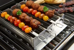 Grillspydholder m/4 stk doble grillspyd