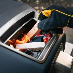 Grillvotter varmebestandig 35 cm 2 stk svart