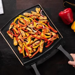 Grizzler tosidig grillplate 32 cm støpejern