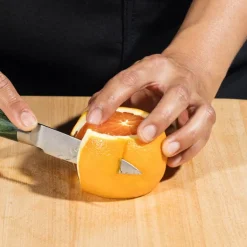 Grønnsakskniv 9 cm skogsgrønn