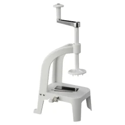 Grønnsaksstrimler vertikal hvit