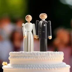 Groom 12 cm blå/sort/hvid