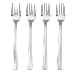 Groovy gaffel 4 stk polert