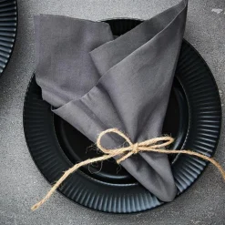 Groovy stentøy frokost tallerken 21 cm svart