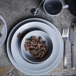 Groovy stentøy middagstallerken 27 cm grå