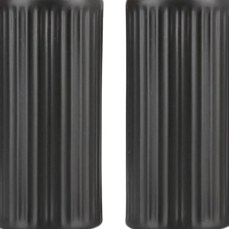 Groovy stentøy salt- og pepper gaveeske svart
