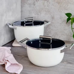 Gryte 24 cm 4,8L creme