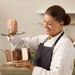 Gryte med lokk 3L kobber