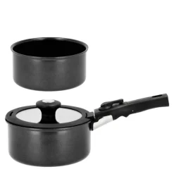 Grytesett avtakbart håndtak 1,1/2,4L aluminium/keramisk