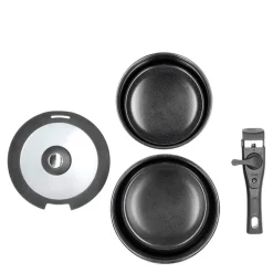 Grytesett avtakbart håndtak 1,1/2,4L aluminium/keramisk