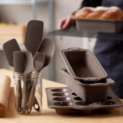 Gryteskje 21 cm silikon latte