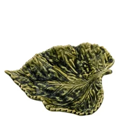 Gudrun skål 17 cm blad grønn