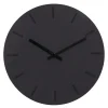 Gunpowder veggklokke 28 cm mørk grå m/svart viser