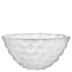 Hallon skål 20,5 cm frostet