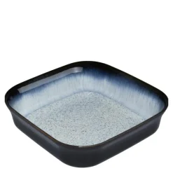 Halo firkantig ildfast form 24x24 cm grå/svart