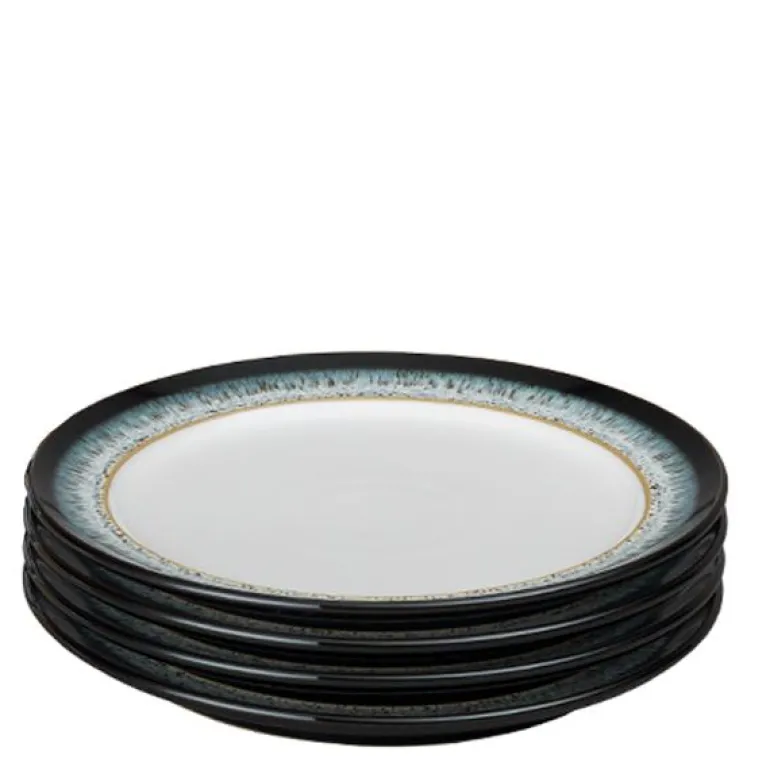 Halo tallerken 24,4 cm 4 stk blå/svart