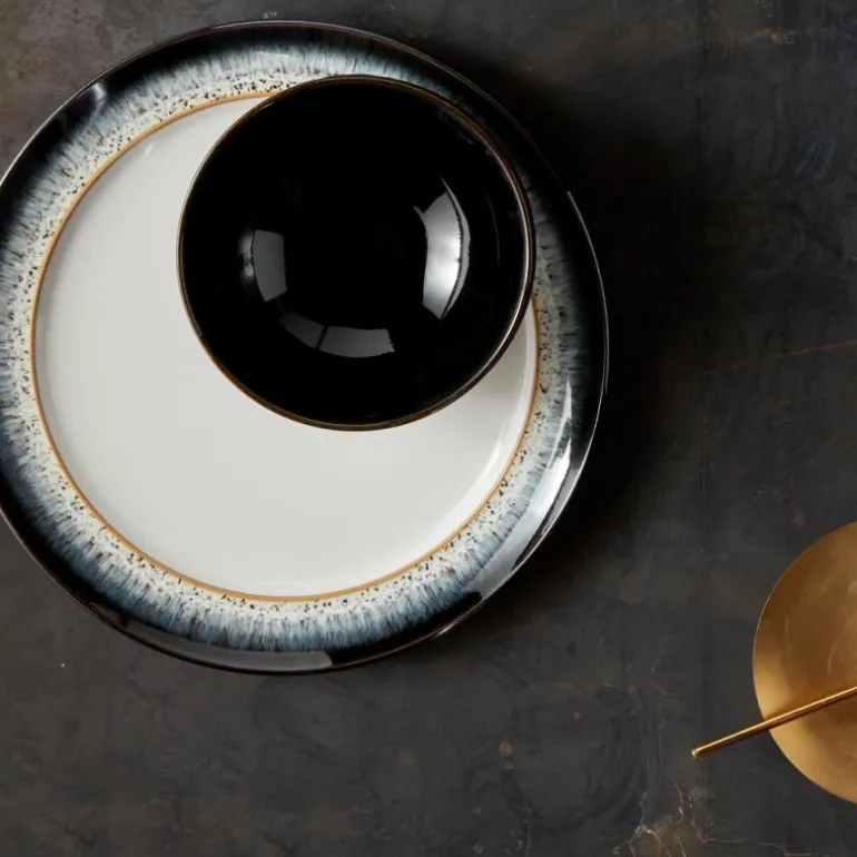 Halo tallerken 24,4 cm 4 stk blå/svart