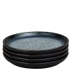 Halo tallerken Coupe 21 cm 4 stk blå/svart