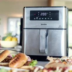 Halo XL digital airfryer 9L stål