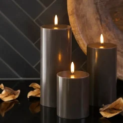 Halvor Bakke LED kubbelys 7,8x20 cm koksgrå