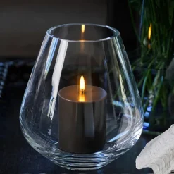 Halvor Bakke LED kubbelys 7,8x10 cm koksgrå