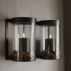 Halvor Bakke LED kubbelys 7,8x15 cm koksgrå