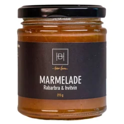 Halvor Bakke marmelade rabarbra & hvitvin 215 g