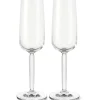 Hammershøi champagneglass 24 cl 2 stk klar