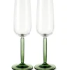 Hammershøi champagneglass 24 cl 2 stk grønn
