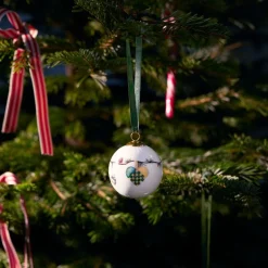 Hammershøi Christmas kule 2024 6 cm hvit