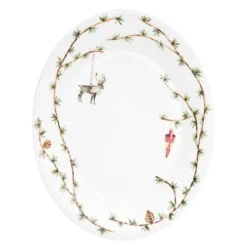 Hammershøi Christmas oval serveringsfat 27x34 cm