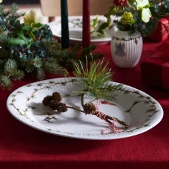 Hammershøi Christmas oval serveringsfat 27x34 cm